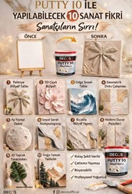 Resim DECOS Putty 10 - Rölyef Macun Pasta 20 Kg 