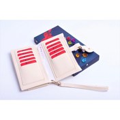 Resim Krem Maça Model Trend Kadın Cüzdanı - Anahtarlık Hediyeli Krem 