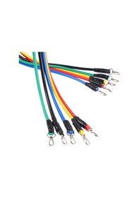 Resim 11 Parça Lateks Egzersiz Bandı Çekme Halatı Egzersiz Seti 