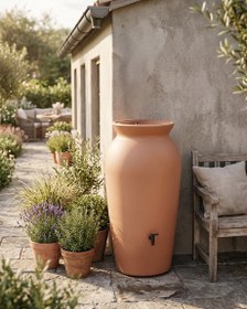 Resim Velcan Plastik Yağmur Suyu Deposu 120 L - Terracotta Renk 