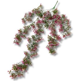 Resim Cihan Çiçekçilik Yapay Bordo Şimşir Sarkıt 80x50 