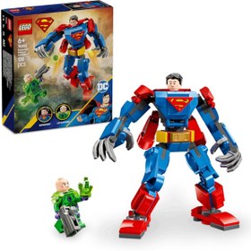 Resim LEGO® DC Superman™ Robotu, Lex Luthor™’a Karşı 76302 - 6 Yaş ve Üzeri Süper Kahraman Sevenler için Yaratıcı Oyuncak Yapım Seti (120 Parça) 