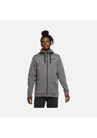 Resim Nike Therma Full-zip Training Hoodie Erkek Sweatshirt Gri 