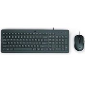 Resim Hp 240J7AA 150 Wired 600Dpi Kablolu Klavye Mouse Seti 