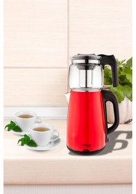 Resim Bambum Teatech Cam Demlikli 2 L Çay Makinası Su Isıtıcı Kettle 