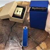 Resim Arda-Han Ticaret Usb Alevsiz Şarjlı Çakmak Ve Metal Slim Tabaka Seti 