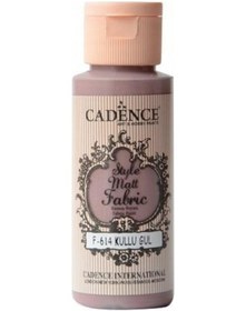 Resim Cadence Sytle Matt Kumaş Boyası 59ml F-614 Küllü Gül 