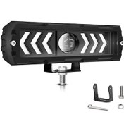 Resim Wezone 6 İnç Tekli Led Spot Işığı - 3 Renk Seçeneği 6000k/4500k/3000k 40w 4000lm Ip68 Su Geçirmez Alüminyum Gövde 