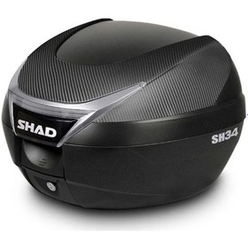 Resim Motosiklet Arka Çanta Shad Sh34 Karbon 34 Litre Motor Arka Çanta 