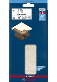 Resim Bosch Expert M480 Ağ Zımpara Seti 93 186 Mm 10'lu - 2608901206 