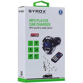 Resim Syrox 2.1A Mp3 Çalar & Araç Şarjı Transmitter SYX-TM42 