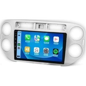Resim Volkswagen Tiguan 2006-2016 Gri 8gb Ram 64gb Hafıza 8 Çekirdek Carplay Kamera Android Multimedya 9" 