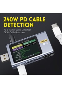 Resim Fnirsi Fnb58 Usb Hızlı Şarj Test Cihazı 