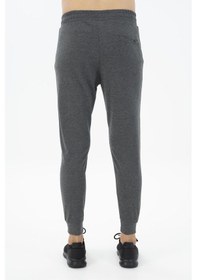 Resim Maraton Sportswear Regular Erkek Ribana Paça Basic Antrasit Melanj Eşofman Altı 20922-antrasit Melanj Antrasit Melanj 