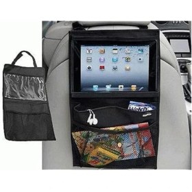 Resim Ankaflex Koltuk Arkası Organizer Düzenleyici Tablet Tutucu Gazetelik Taksi Araba Için 