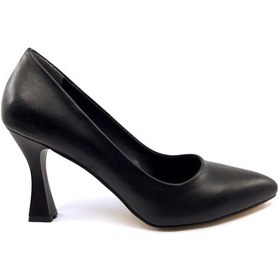 Resim Ayakkabımood Cc 349 9 Cm Siyah Stiletto Bayan Ayakkabı 001 