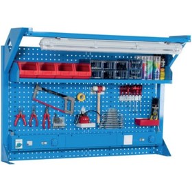 Resim starçelik Atölye Çalışma Tezgahı İçin Takım Asma Panosu (1430x195x914 mm) 