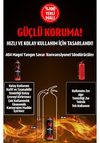 Resim 404 Magni Yangın Söndürücü Sprey 500 Ml 12li 