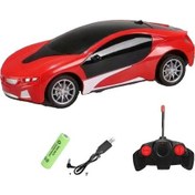 Resim Toyworld Şarj Edilebilir Kablosuz Uzaktan Kumanda Araba Yarışı Çocuk Oyuncak Çocuk Hediye Kırmızı 
