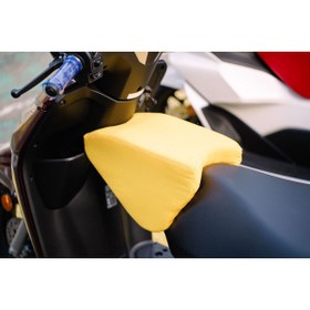 Resim PROVANCE KÜBA BRİLLANT Motosiklet Çocuk Koltuğu,2-8 Yaş Arası, Siyah Deri, Kolsuz, Sök-Tak, Hediyeli 