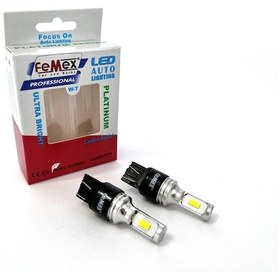 Resim Femex Platinum W21w T20 15w Tek Duy Csp Led Ampul Beyaz Ultra Parlak 