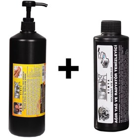 Resim Dtx Kimya Ponza'lı (talaşlı) El Temizleme Kremi ( Sabunu) 1 Kg & Alkollü Intercooler Temizleme Sıvısı 250 Ml 