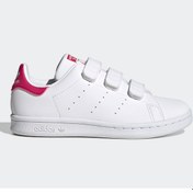 Resim adidas Stan Smith Cf C Beyaz - Pembe Kız Çocuk Yürüyüş Ayakkabısı 