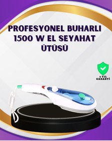 Resim teknodayım 1500W Buharlı Kırışıklık Giderici Ütü | Ev ve Seyahat Kullanımı İçin Uygun 