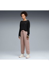 Resim Puma Cloudspun Rıb Slouch Kadın Geniş Kesim Üst 528675 01 Siyah 