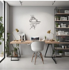 Resim Modern Metal Duvar Sanatı Hızlı Kadın Fast Woman Metal Duvar Tablosu Soyut 