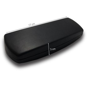 Resim NEXTA 444 Metal Optik Gözlük Kutusu (pu Siyah Deri Kaplı) 