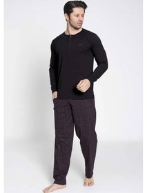 Resim Aydoğan Erkek Modal Uzun Kollu Pijama Takımı 3426 - 1 Adet 001 