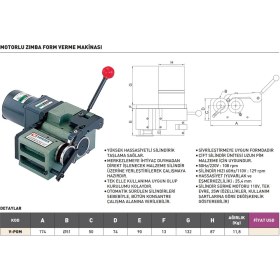 Resim Fett V-Pgm Vertex Motorlu Zımba Form Verme Makinası 