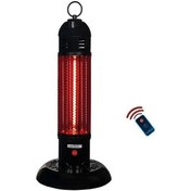 Resim Hottable Tekno Mobile Plus 2000 W Uzaktan Kumandalı Isı Kademeli Seyyar Infrared Dış Ortam Isıtıcı 