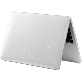 Resim Macbook Air 13 M1 Kılıf Uyumlu Simli Şeffaf Sert Kapak İnce Hafif Koruma A2337 A2179 A1932 Id Şeffaf 