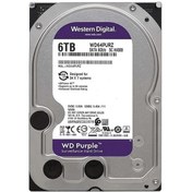 Resim Western Digital WD Purple WD64PURZ Sata 3.0 5400 RPM 3.5 inç 6 TB Harddisk 