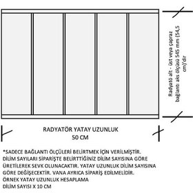 Resim Alüminyum Panel Radyatör Ekol 600x500 Ral 7016 Antrasit Gri 
