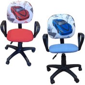 Resim Depolife Depolife Ralli Araba Desenli Ofis Çocuk Ders Çalışma Koltuğu 