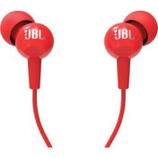 Resim JBL C100SIURED Mikrofonlu Kulakiçi Kulaklık CT IE Kırmızı 2 YIL GARANTİLİ