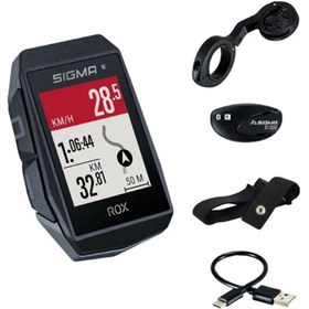 Resim Sigma Rox 111 Evo Gps Km Saati Hr Set Unisex Siyah Gps Ünitesi 