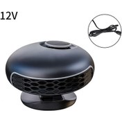 Resim Taşınabilir Araba Isıtıcı Buz Çözücü Isıtıcı 360 Derece Döner Tabanlı 12v/24v Hızlı Isıtma Veya Soğutma Fanı 