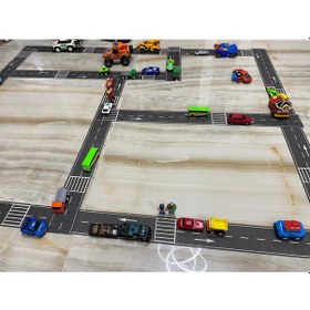 Resim otobanT Eğitici ve Eğlenceli Yol Yapım Bandı - Çocuk Trafik Bantı 