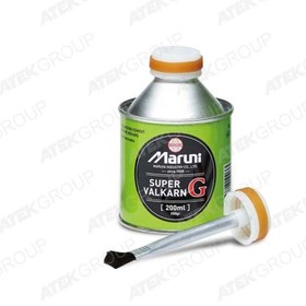 Resim MARUNI Yama Yapıştırma Ilacı Süper Valkarn G 200cc Dış Lastik Yama Solüsyonu (280 GR) 