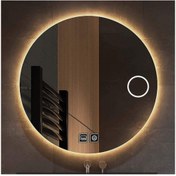 Resim GLOBAL LED MIRROR 70 Cm Makyaj Aynalı Dokunmatik Tuşlu Buğu Yapmayan Ledli Yuvarlak Banyo Aynası 