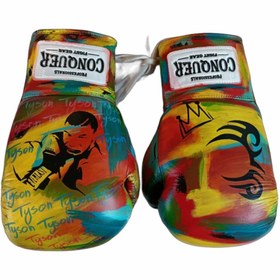 Resim Conquer Custom Made M.tyson Deri Boks Eldiveni 