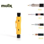 Resim Koaksiyel Kablo Soyucu Sıyırıcı Rg11-Rg6-Rg56-Rg59-Rg7 