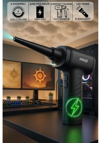 Resim Mioji Mio Ad72 3000 mAh 3 Kademeli Hava Üfleme ve Vakum Cihazı 