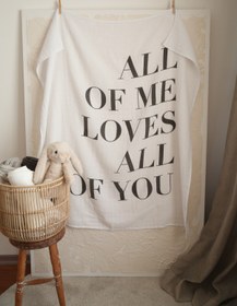 Resim libaBABY Müslin Loves-OEKO-TEX Sertifikalı %100 Pamuk 2 Katlı 110x115 cm Müslin Bebek Battaniye & Örtü 