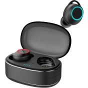 Resim Moodix KI23K020 Kulak İçi Bluetooth Kulaklık, iOS ve Android Uyumlu, Siyah 