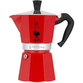 Resim AyrStore 4942 Moka Express Kahve Pişirici, 3 Bardak, Kırmızı 